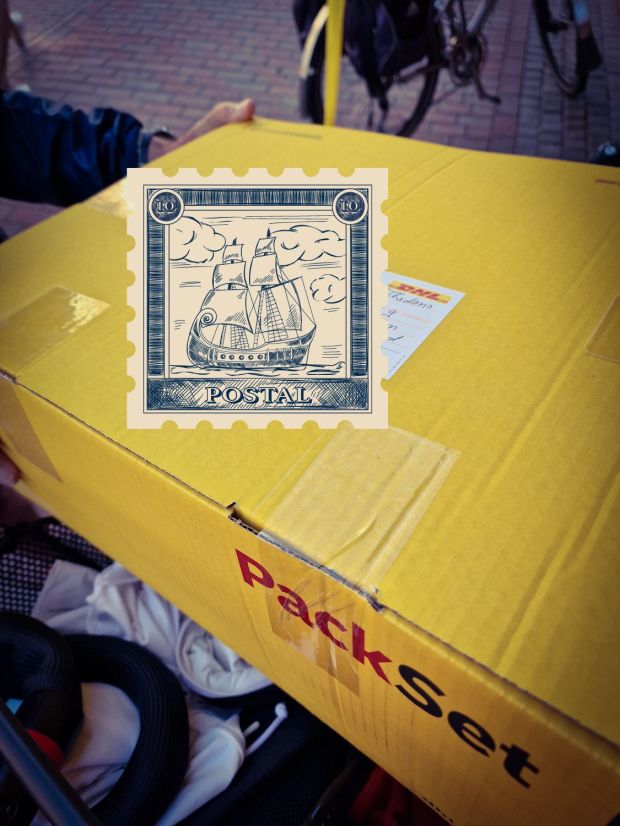 Ein Wäschepaket